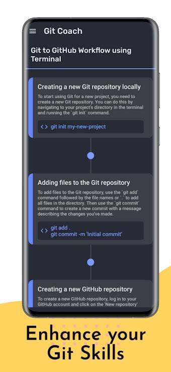 Screenshot 4 of Git Coach — opens full size