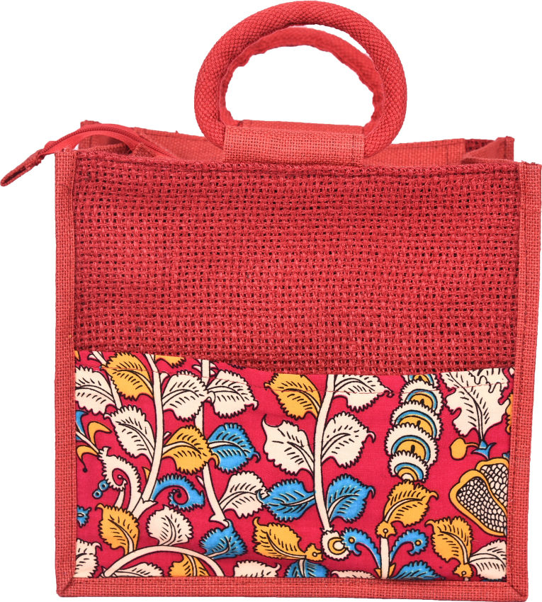 KALAMKARI LUNCH-SMALL RED - Handbags | Buy online on ZillyBuy