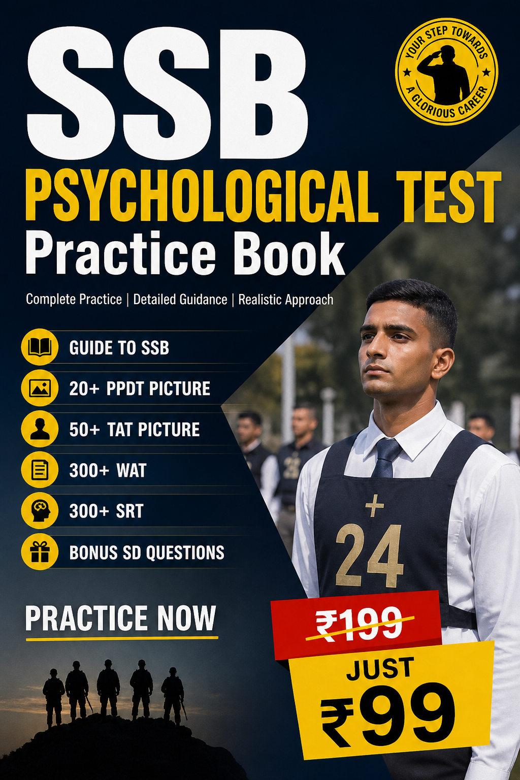 SSB Psychological Test Practice Book