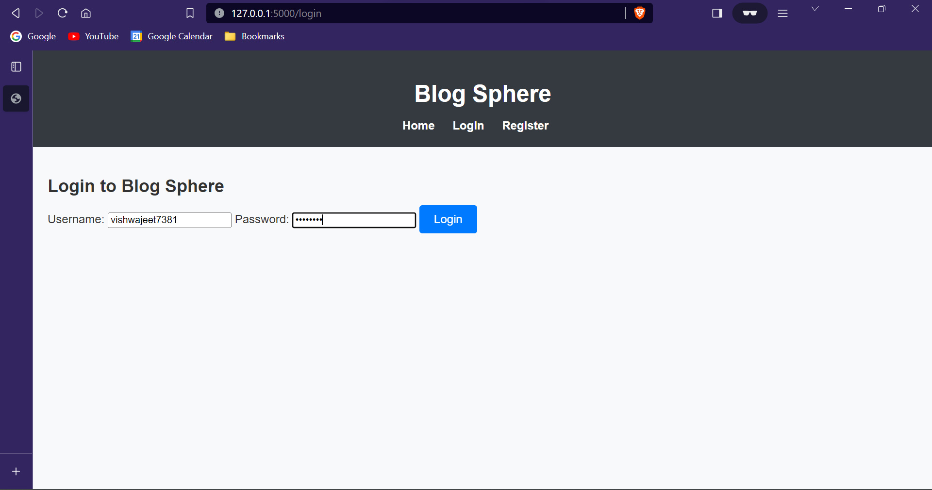 Login Page