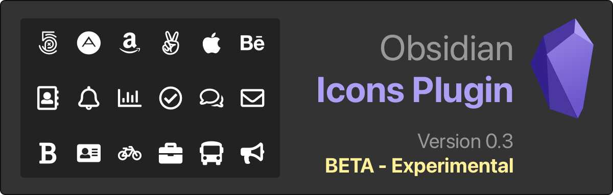 Obsidian Icons Plugin