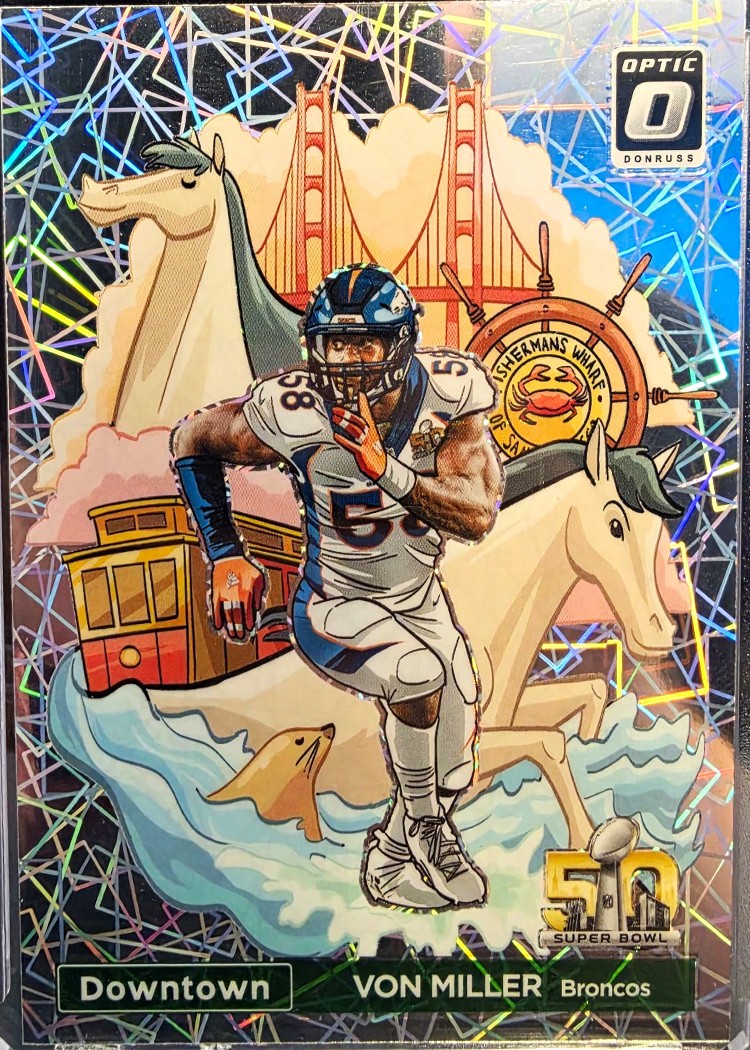 Von Miller 2023 Panini Donruss Optic front