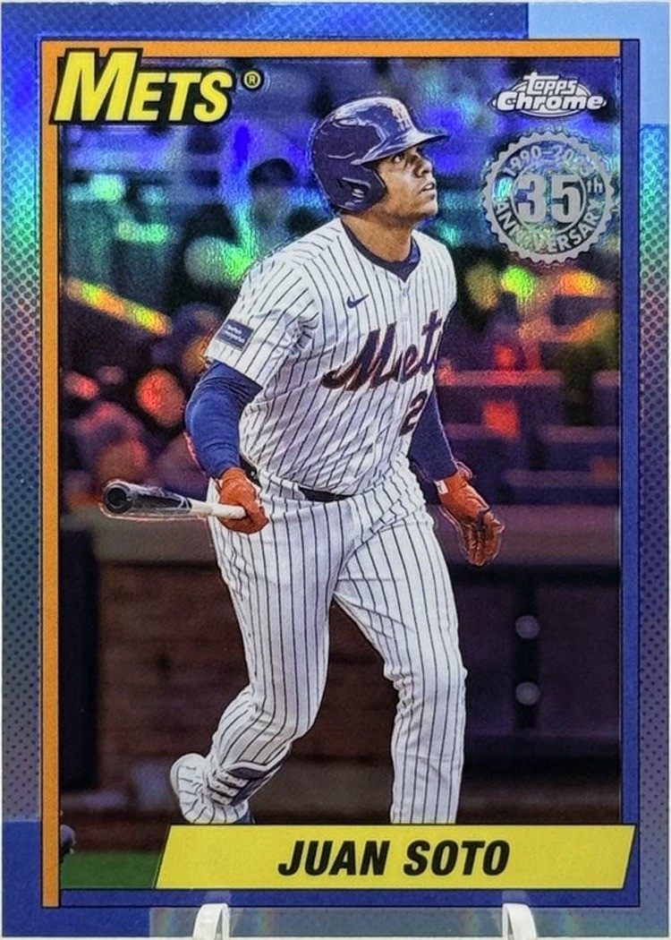 Juan Soto 2025 Topps Chrome Silver Refractor
