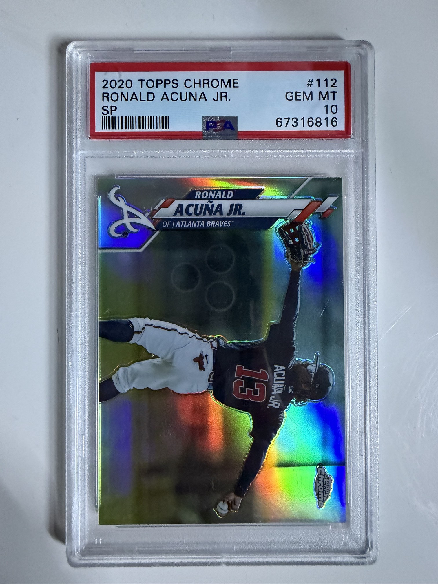 Ronald Acuna Jr. 2020 Topps Chrome SP