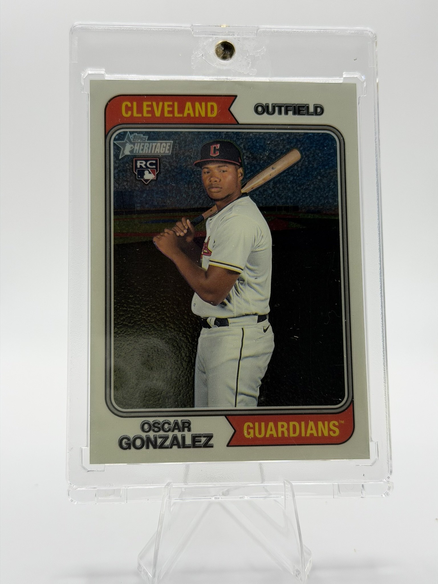 Oscar Gonzalez 2023 Topps Heritage front