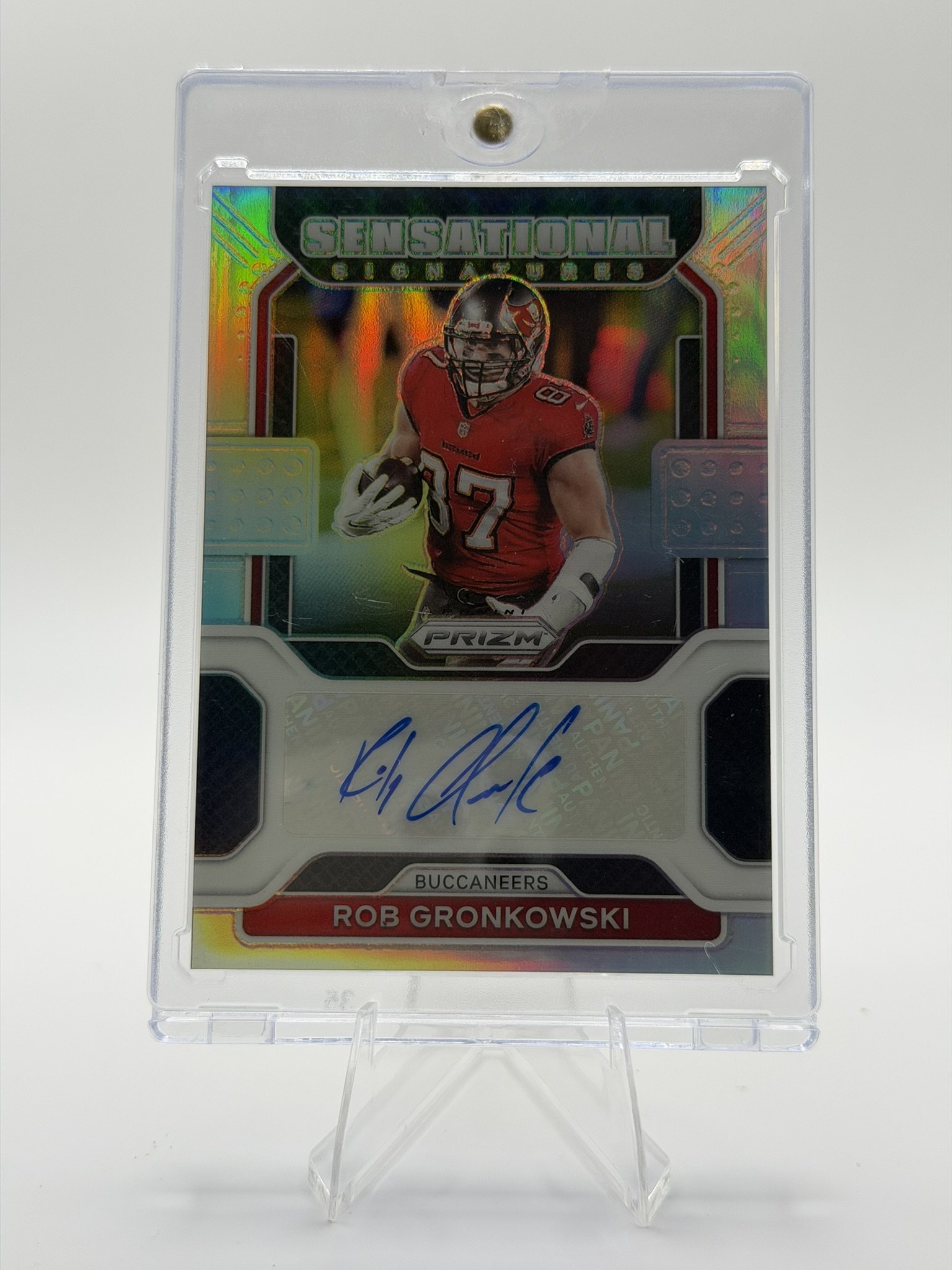 Rob Gronkowski 2021 Panini Prizm front