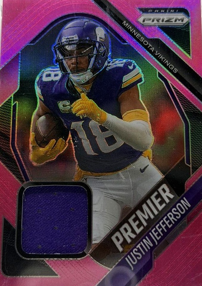 Justin Jefferson 2025 Panini Prizm front