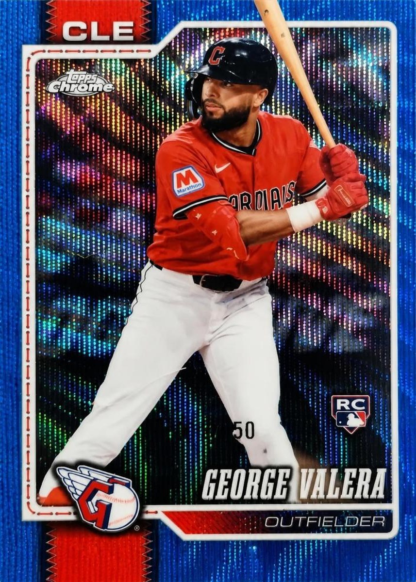 George Valera 2026 Topps Chrome front