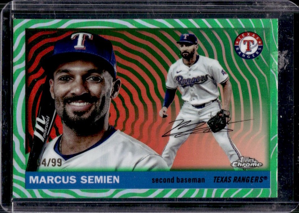 Marcus Semien 2025 Topps Chrome Platinum front