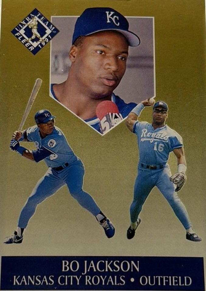 Bo Jackson 1991 Fleer Ultra front