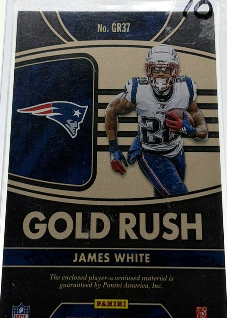 James White 2020 Panini Gold Standard back