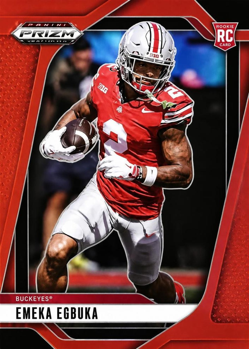 Emeka Egbuka 2025 Panini Prizm Draft Picks front