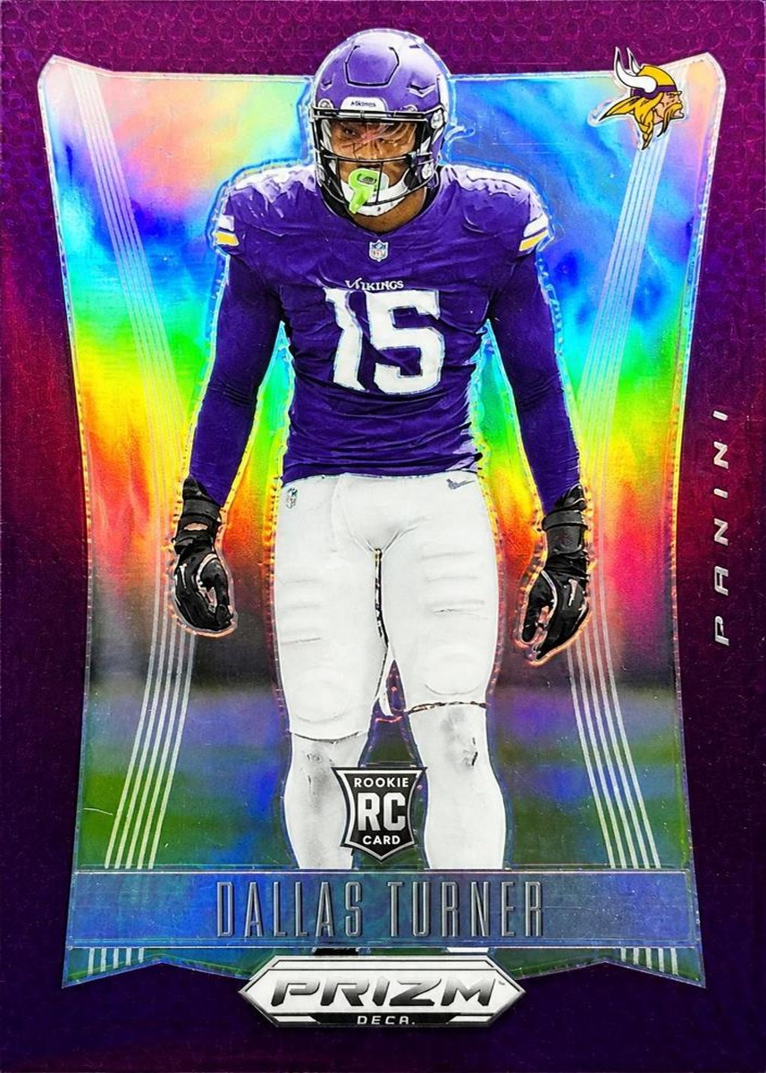 Dallas Turner 2024 Panini Prizm Deca front