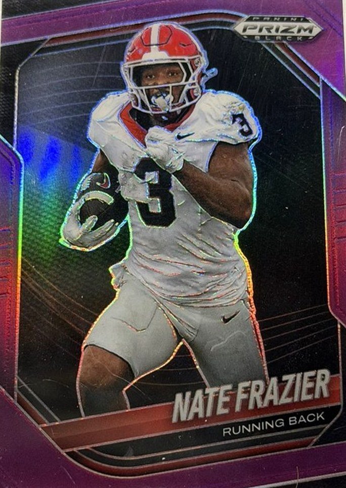 Nate Frazier 2025 Panini Prizm Black front