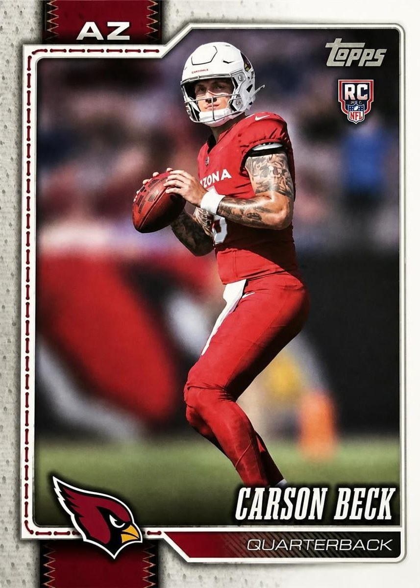 Carson Beck 2026 Topps front