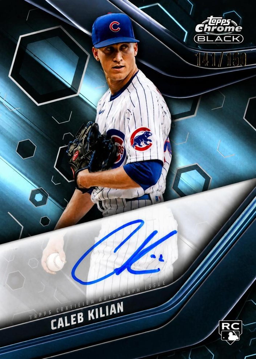 Caleb Kilian 2023 Topps Chrome Black front