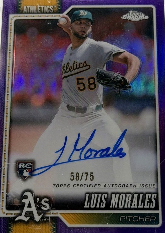 Luis Morales 2026 Topps Chrome front