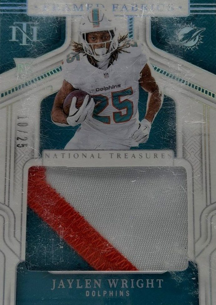 Jaylen Wright 2024 Panini National Treasures front