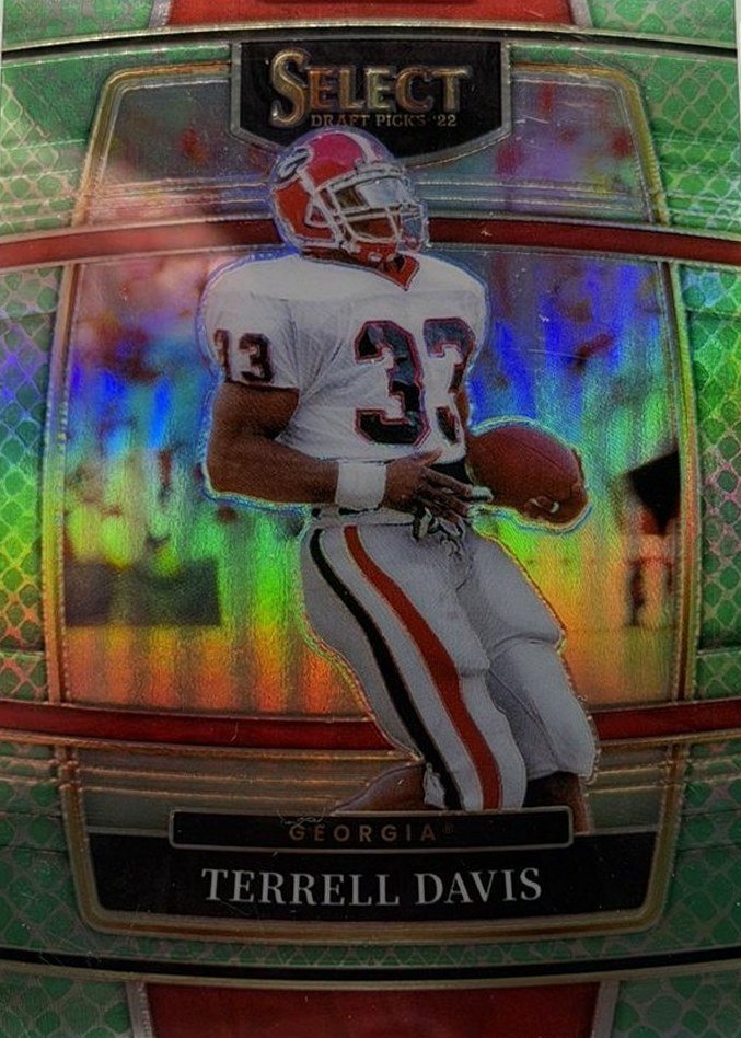 Terrell Davis 2022 Panini Select Draft Picks front