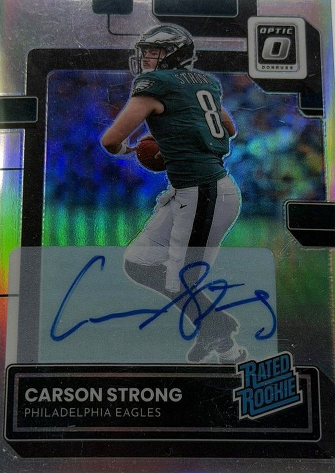 Carson Strong 2022 Donruss Optic front