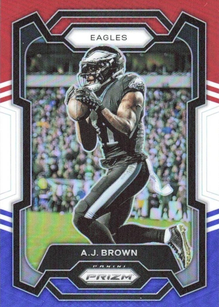 A.J. Brown 2023 Panini Prizm front