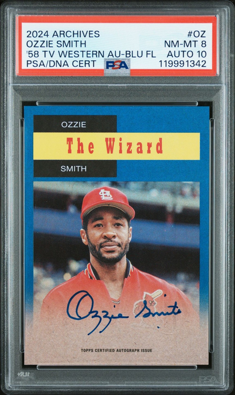 Ozzie Smith 2024 Topps Archives front