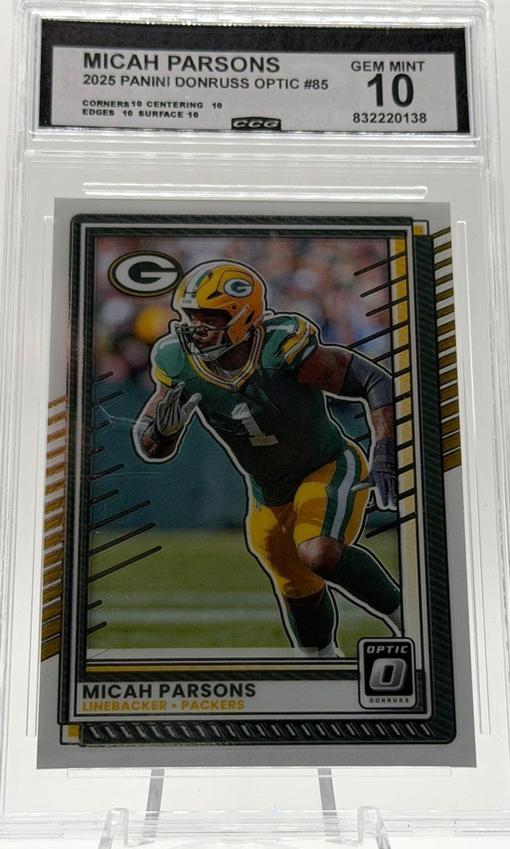 Micah Parsons 2025 Donruss Optic front