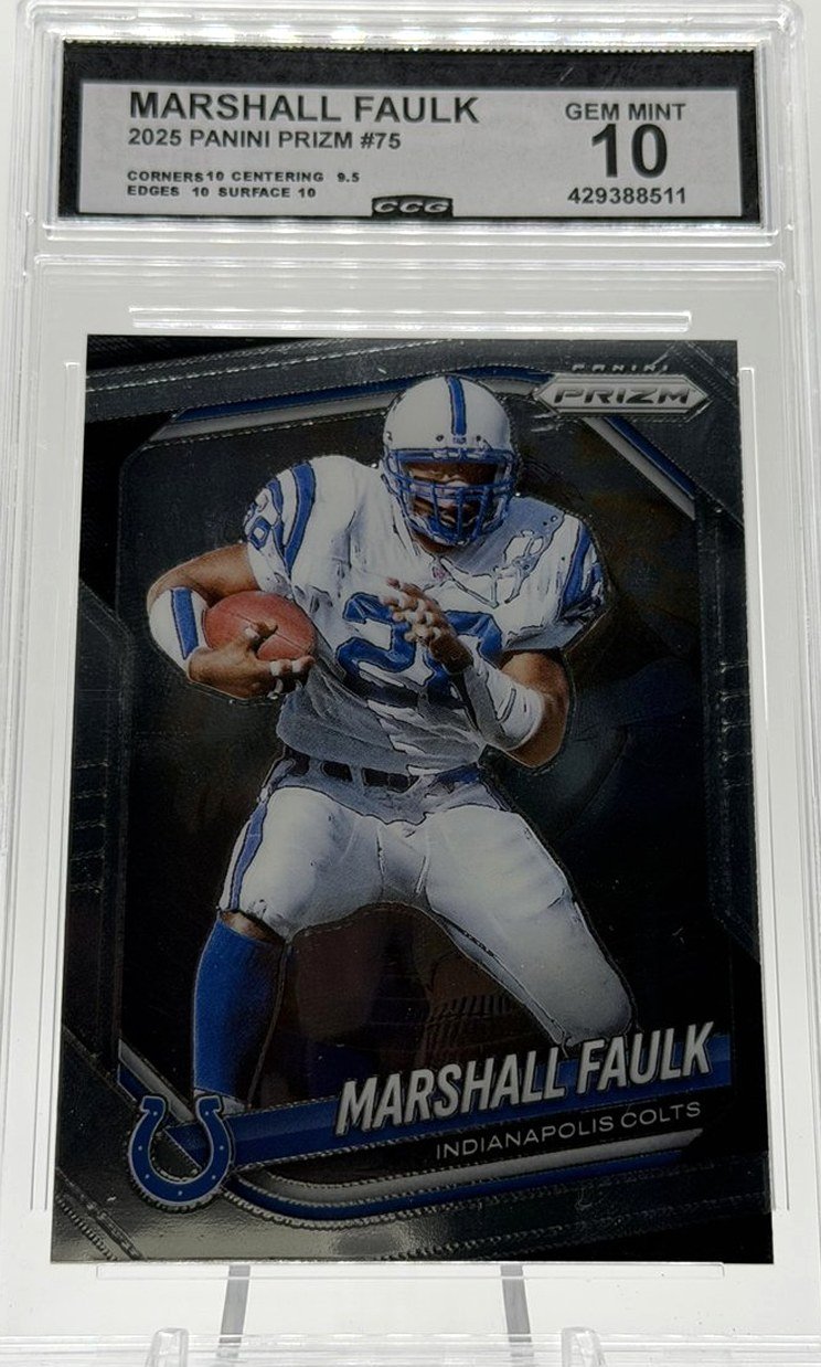 Marshall Faulk 2025 Panini Prizm front