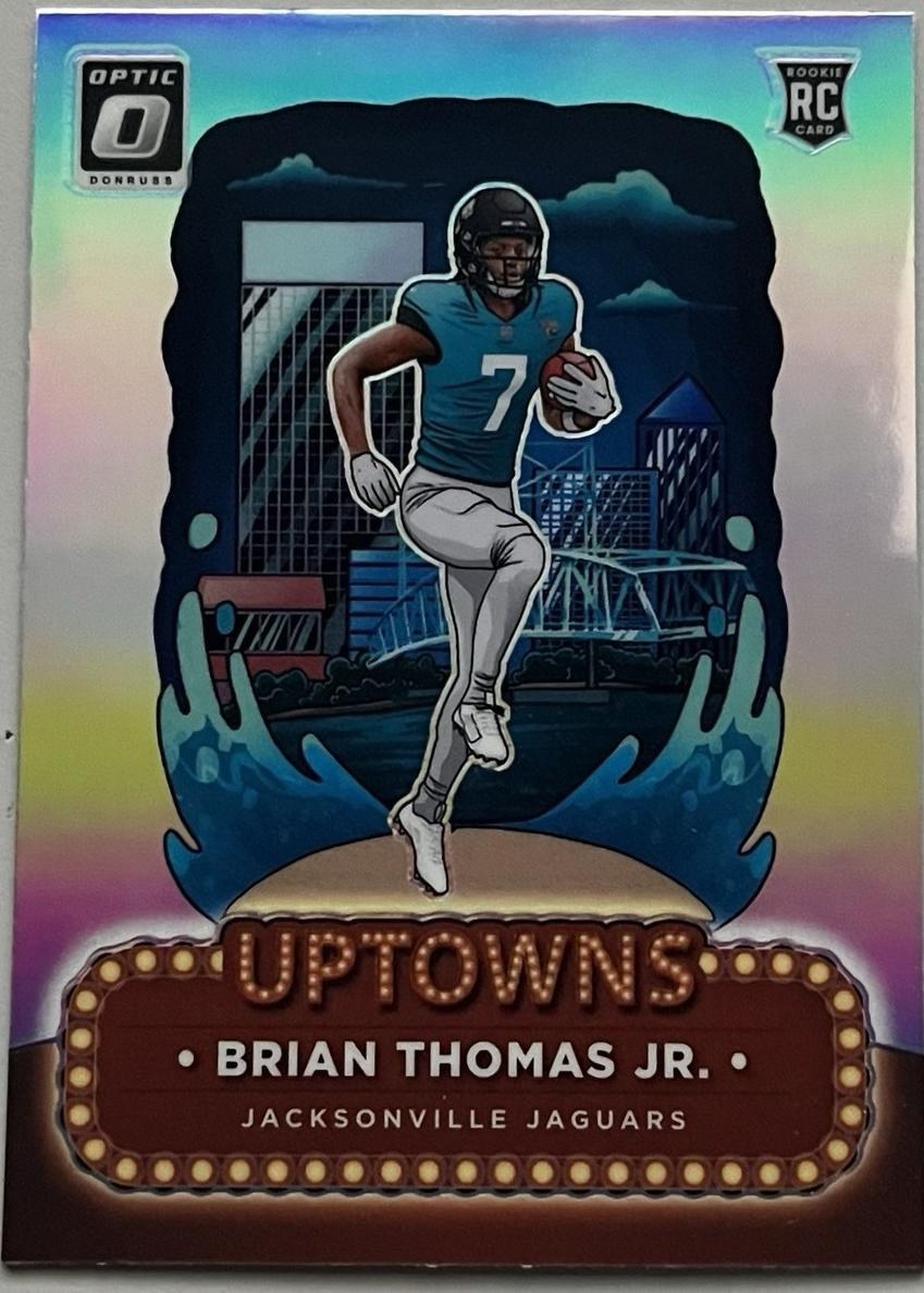 Brian Thomas Jr. 2024 Panini Donruss Optic front