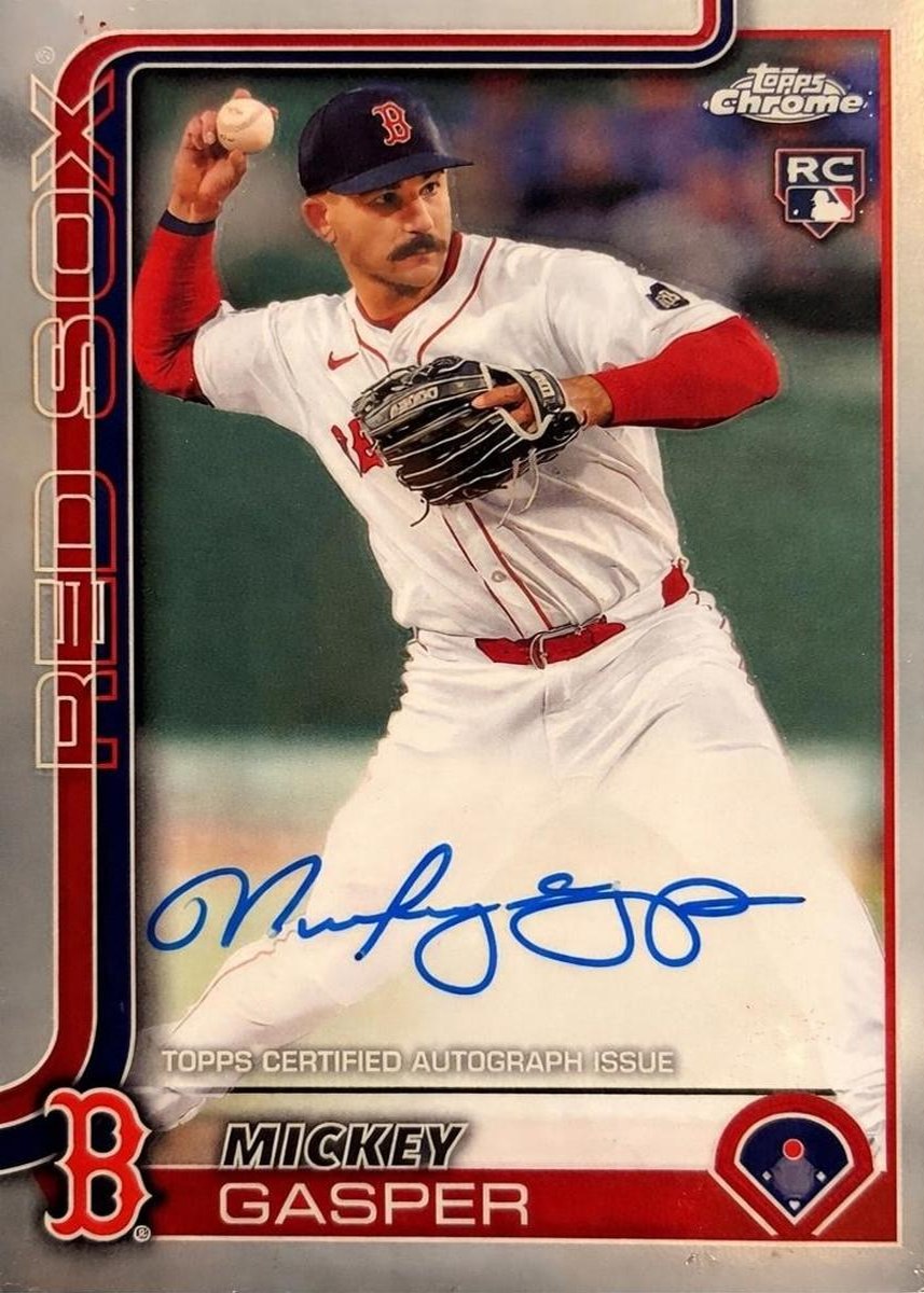 Mickey Gasper 2025 Topps Chrome front