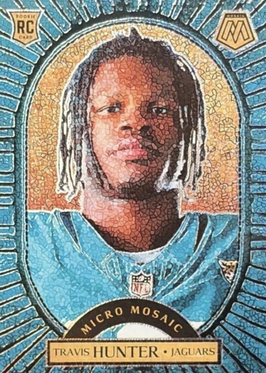 Travis Hunter 2025 Panini Mosaic front