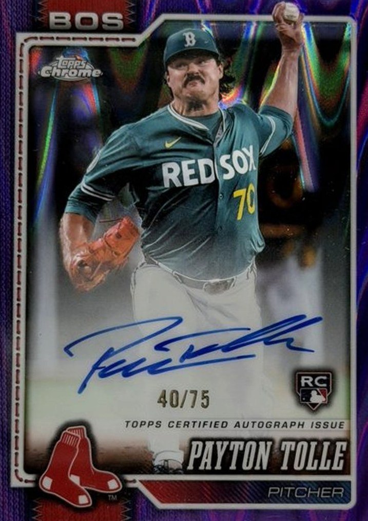 Payton Tolle 2026 Topps Chrome front