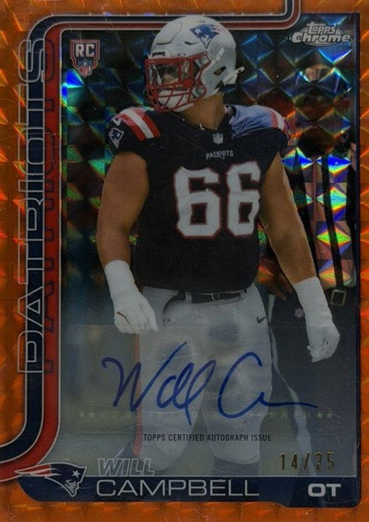 Will Campbell 2025 Topps Chrome front