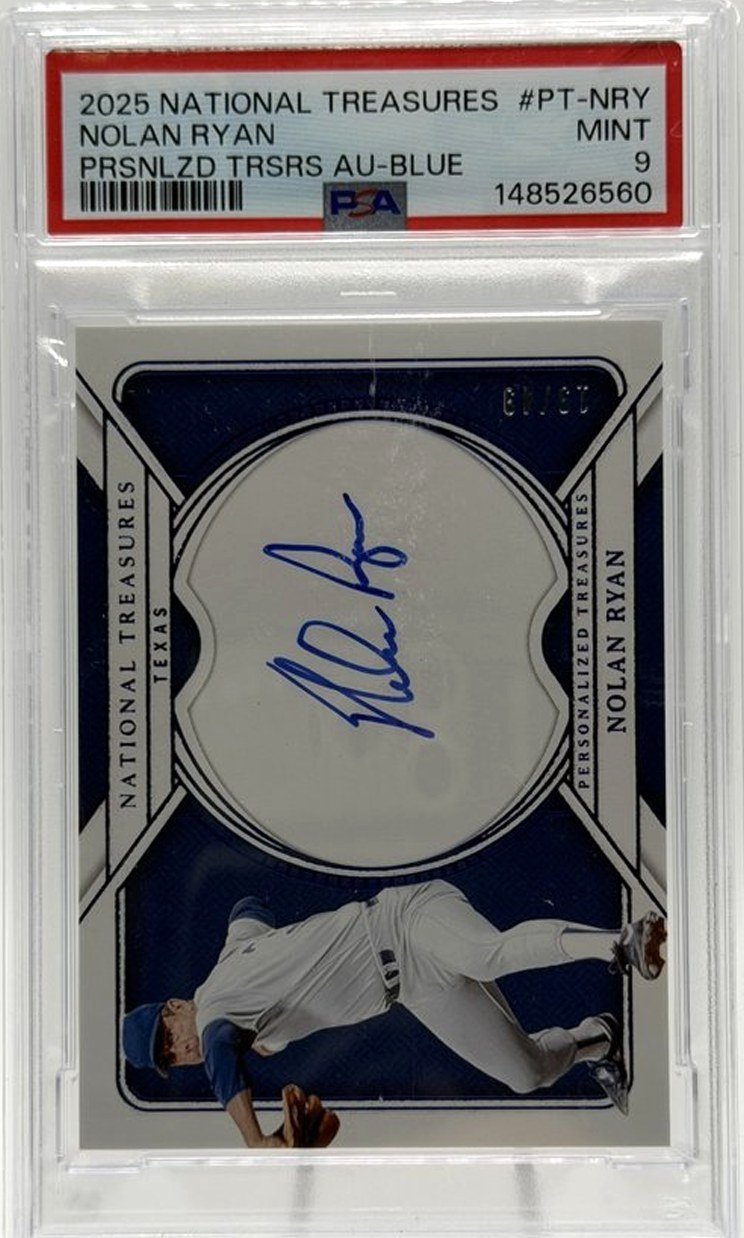 Nolan Ryan 2025 Panini National Treasures front