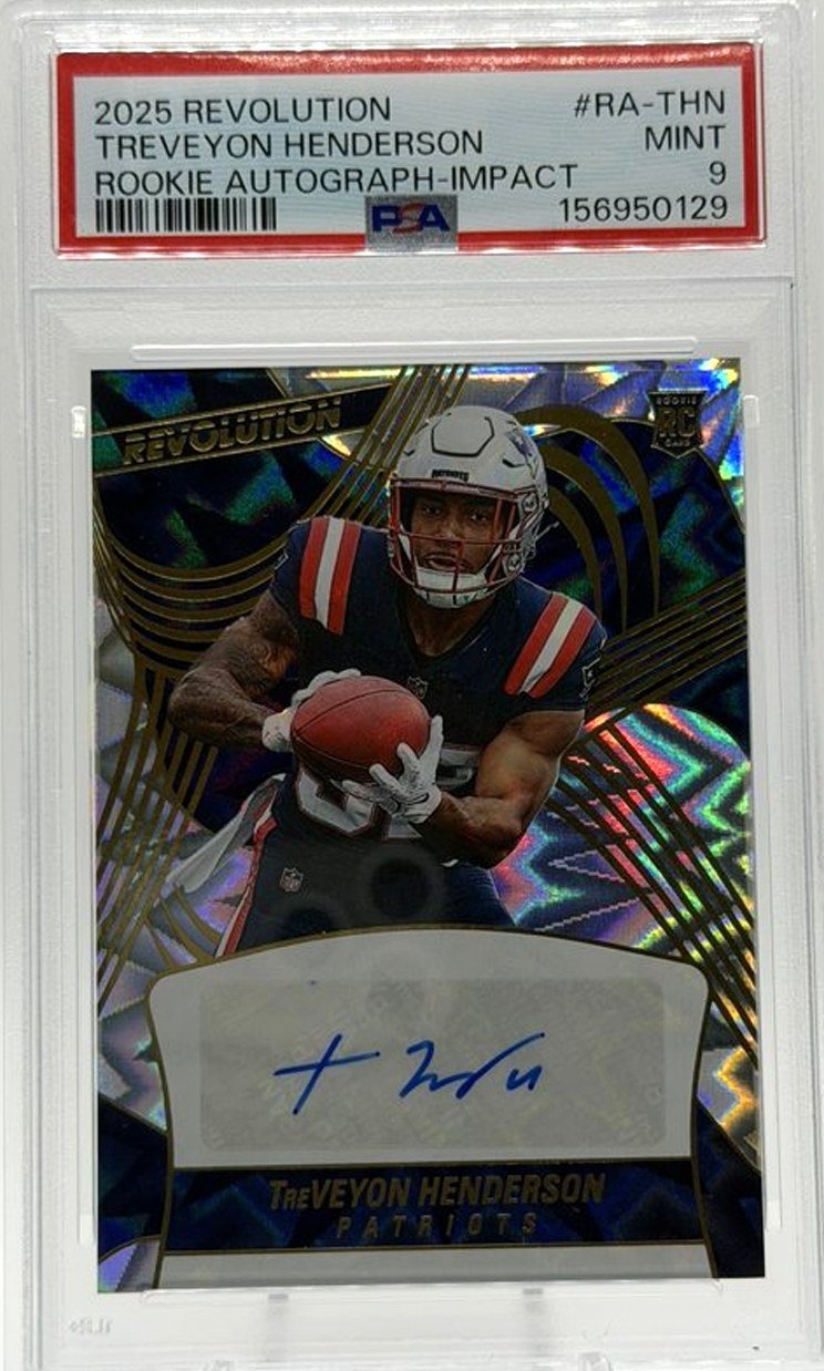 TreVeyon Henderson 2025 Panini Revolution front