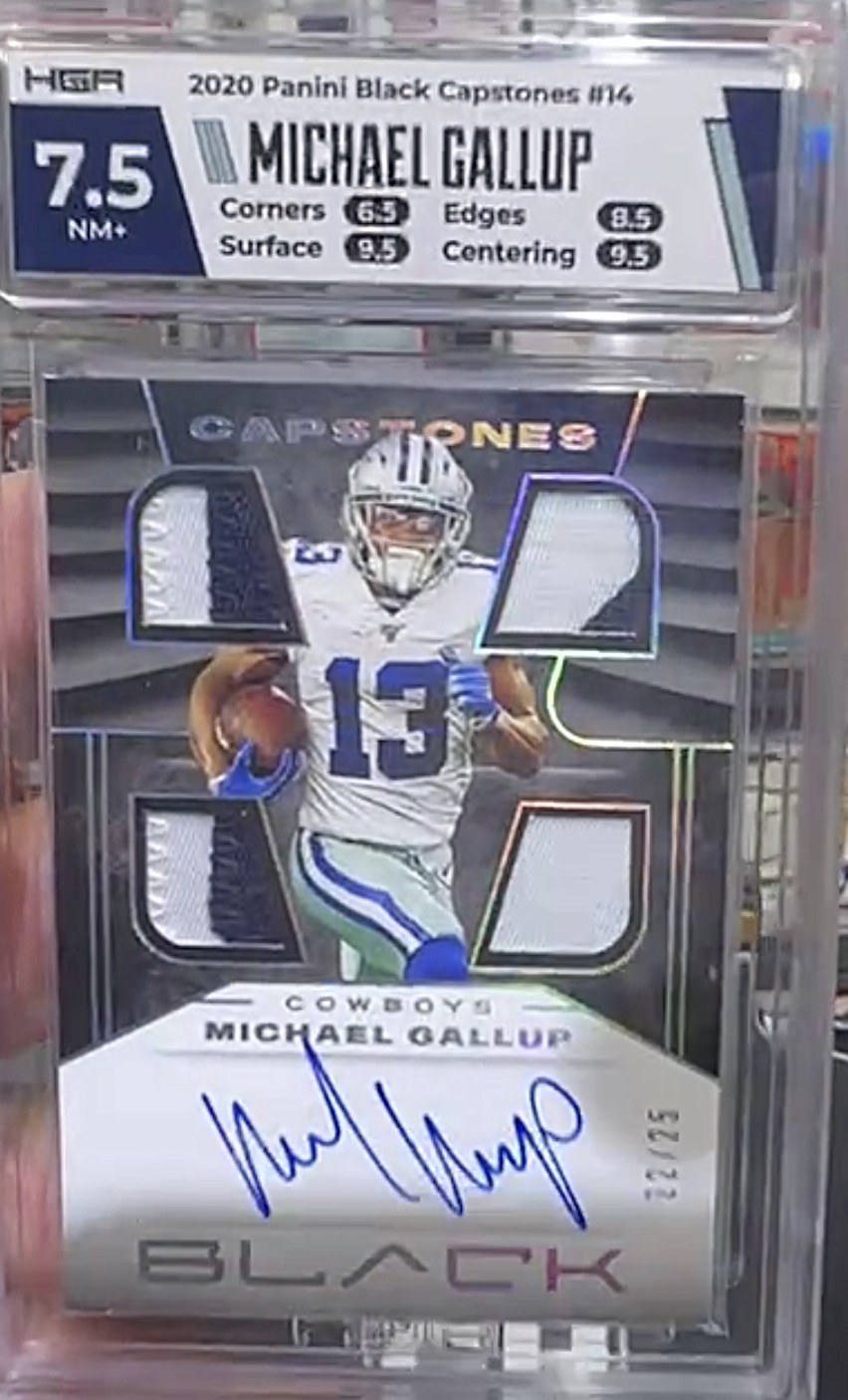 Michael Gallup 2020 Panini Black front