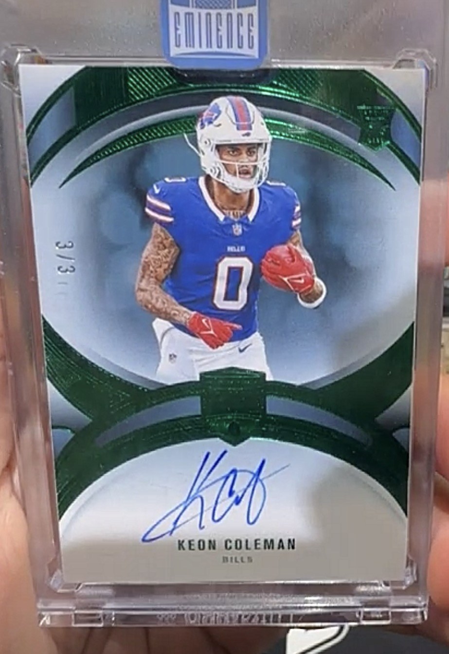 Keon Coleman 2024 Panini Eminence front