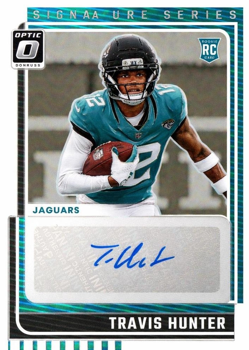Travis Hunter 2025 Donruss Optic front