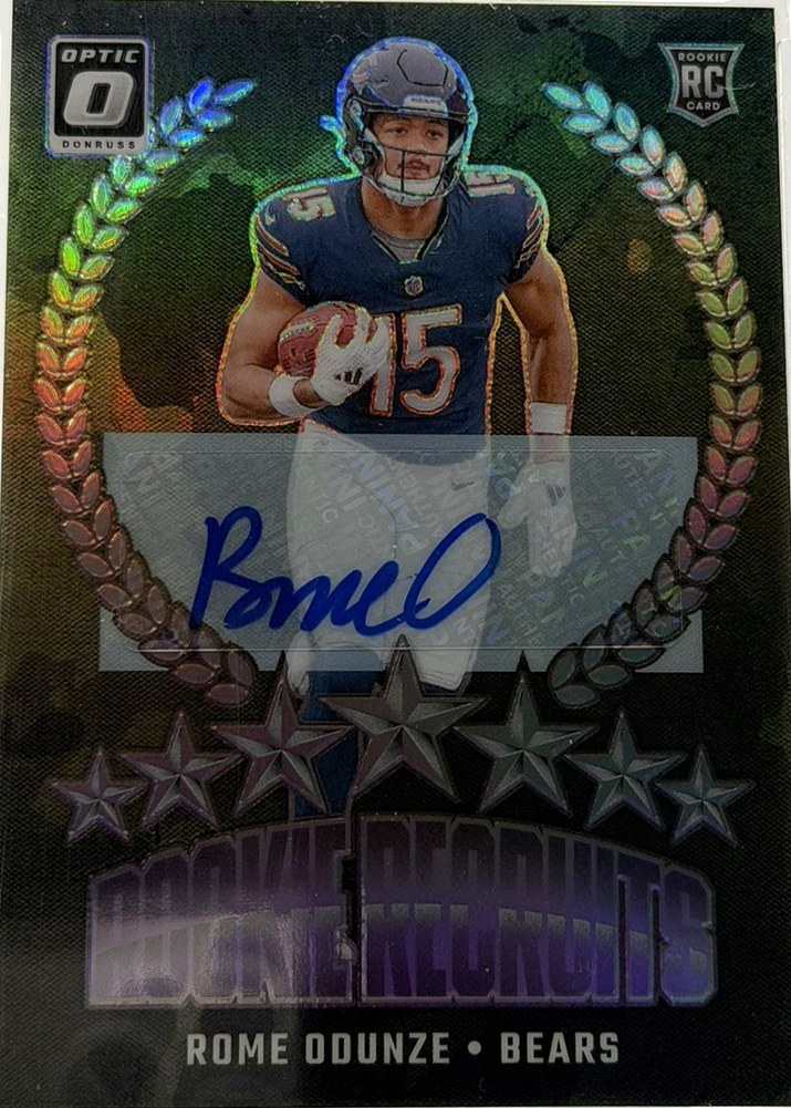 Rome Odunze 2024 Donruss Optic front