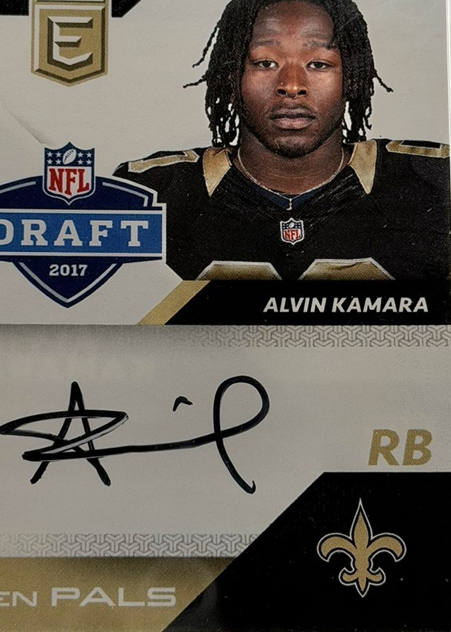 Alvin Kamara 2017 Donruss Elite front