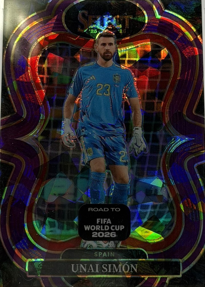 Unai Simon 2025 Panini Select Road to FIFA World Cup 2026 front