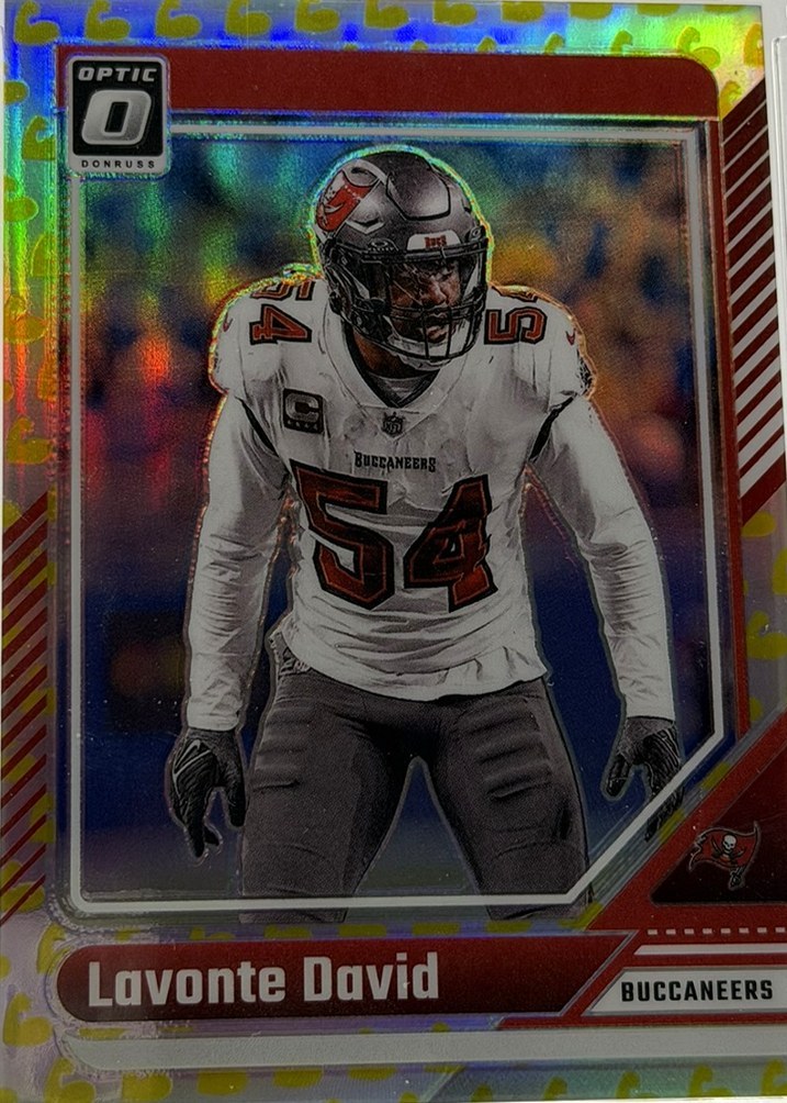 Lavonte David 2024 Donruss Optic front