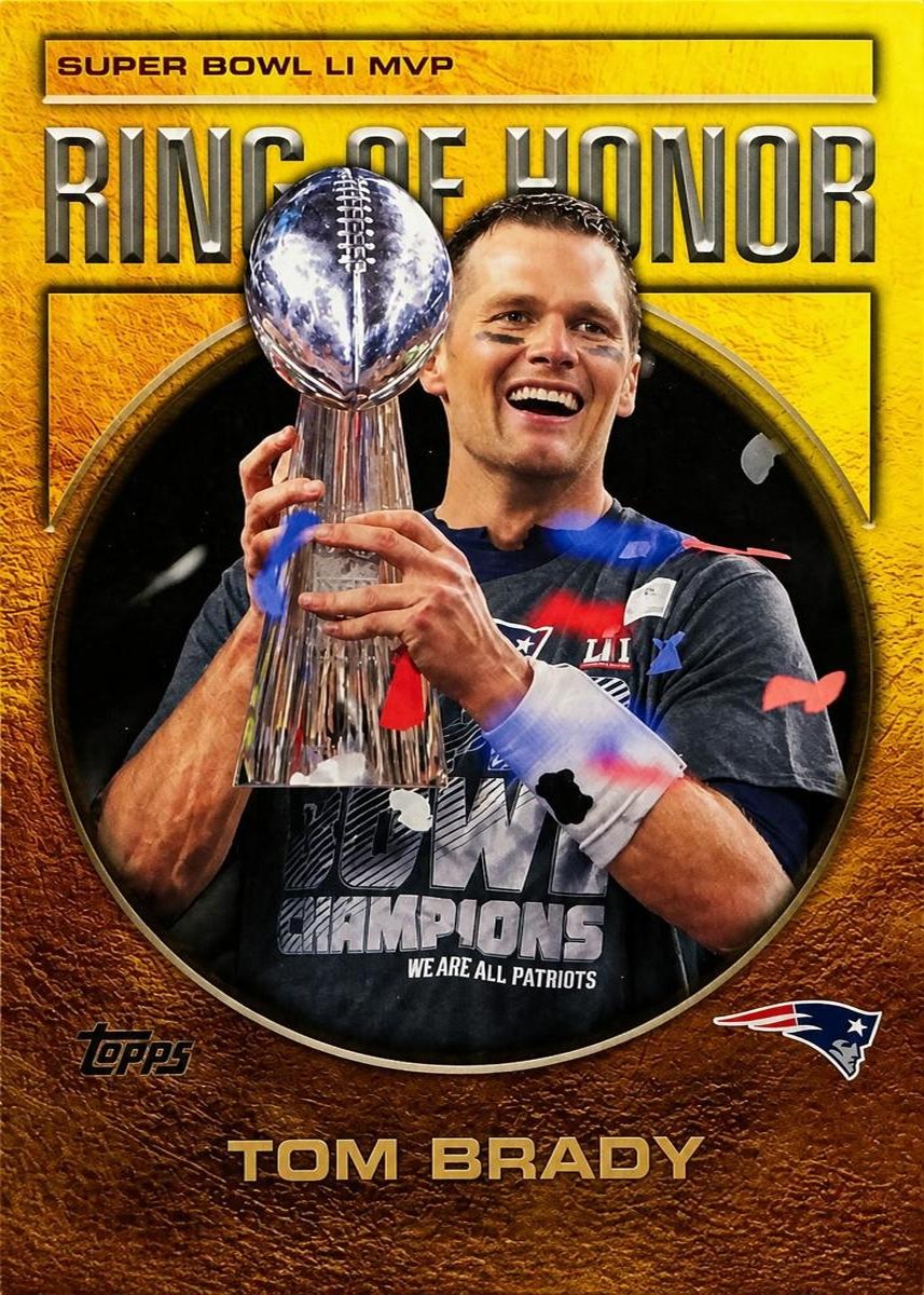 Tom Brady 2026 Topps front