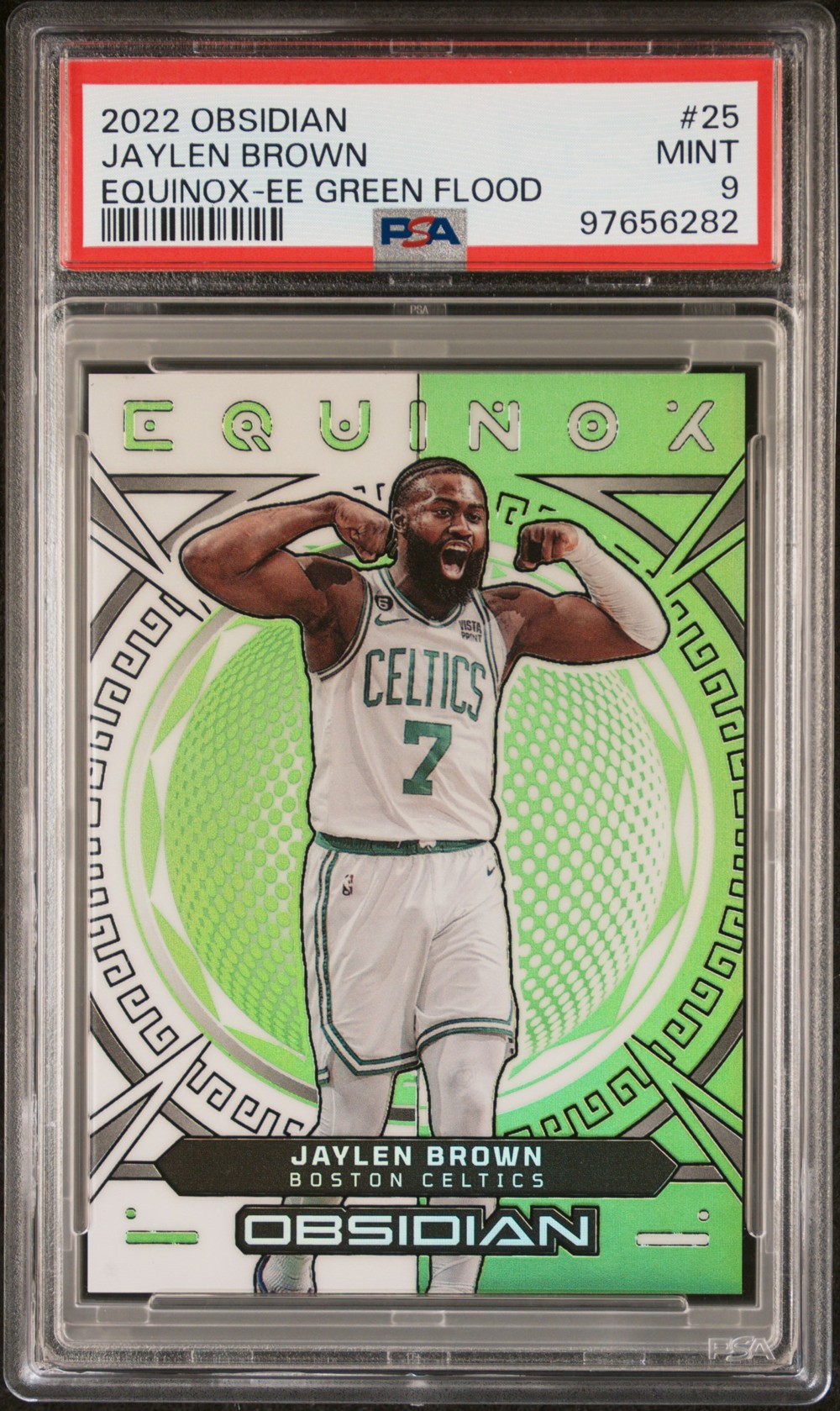 Jaylen Brown 2022 Panini Obsidian front