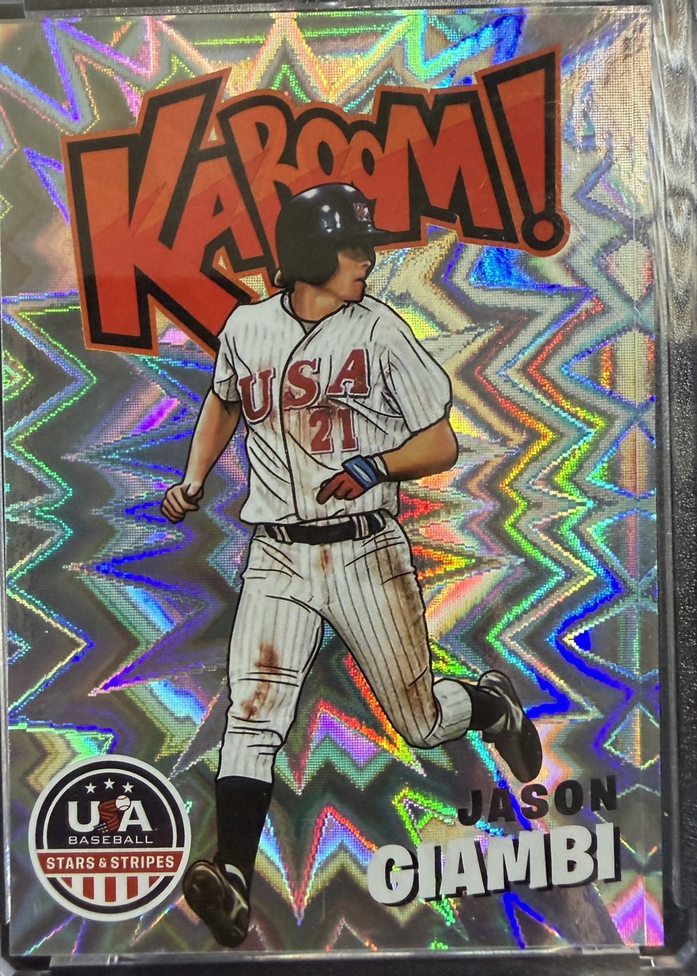 Jason Giambi 2023 Panini USA Baseball Stars & Stripes front