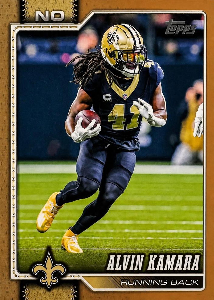 Alvin Kamara 2026 Topps front