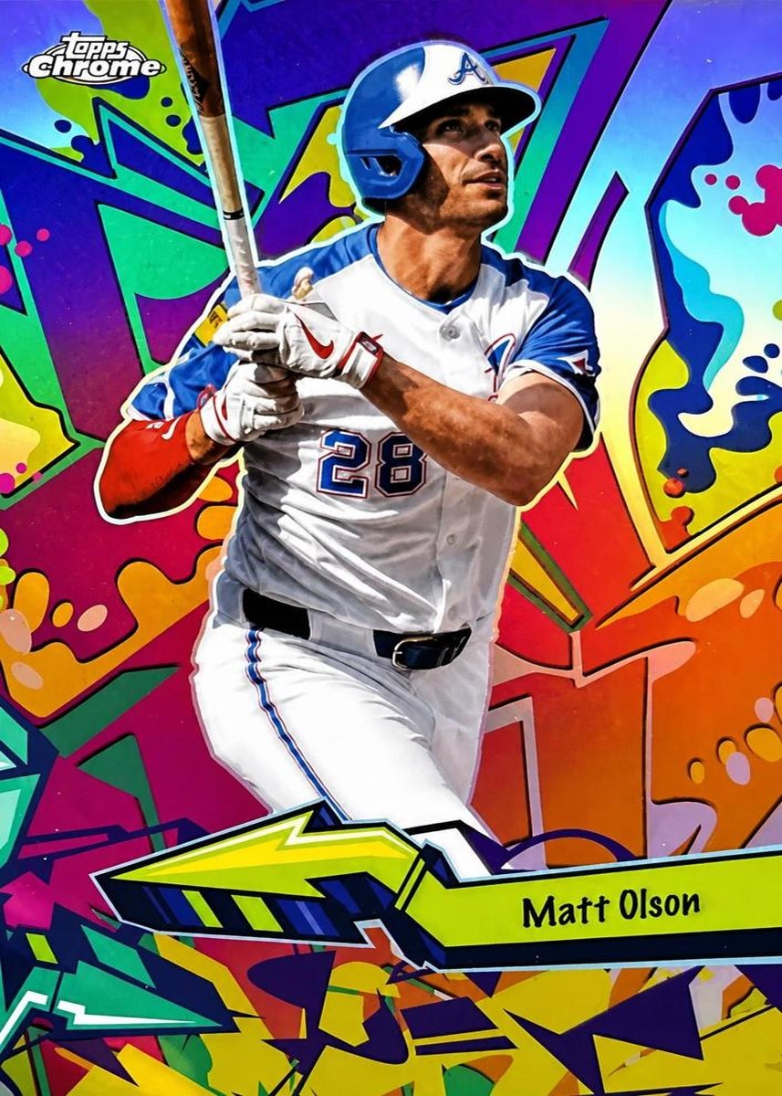 Matt Olson 2026 Topps Chrome front
