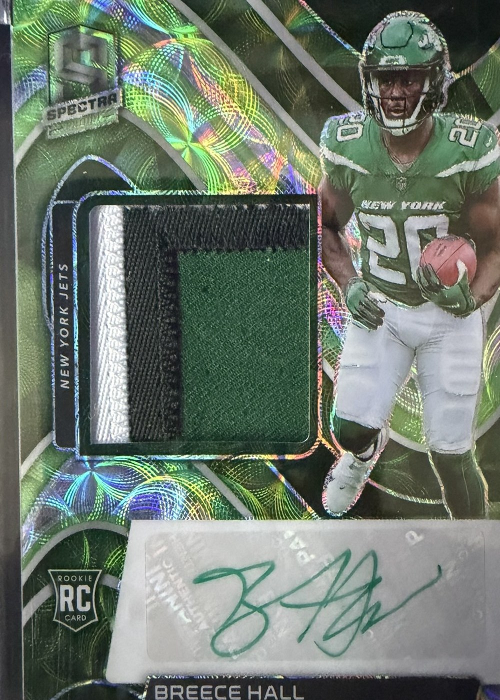Breece Hall 2022 Panini Spectra front