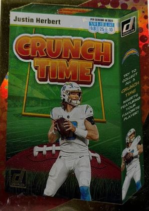 Justin Herbert 2023 Donruss Crunch Time