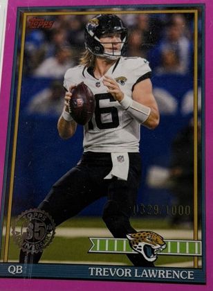 Trevor Lawrence 2026 Topps 1991 Topps Football Pink /1000